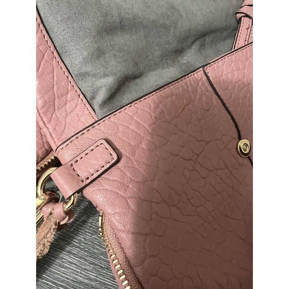 Vince Camuto Large Lamb Leather Crossbody Bag - Ida pink - Picture 8 of 8